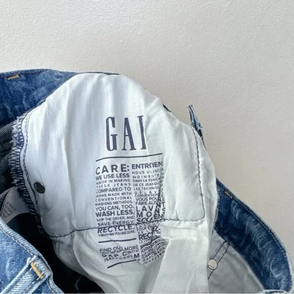 Gap Womens 26 Cheeky High Rise Straight Leg Medium Wash Jeans - Picture 11 of 16